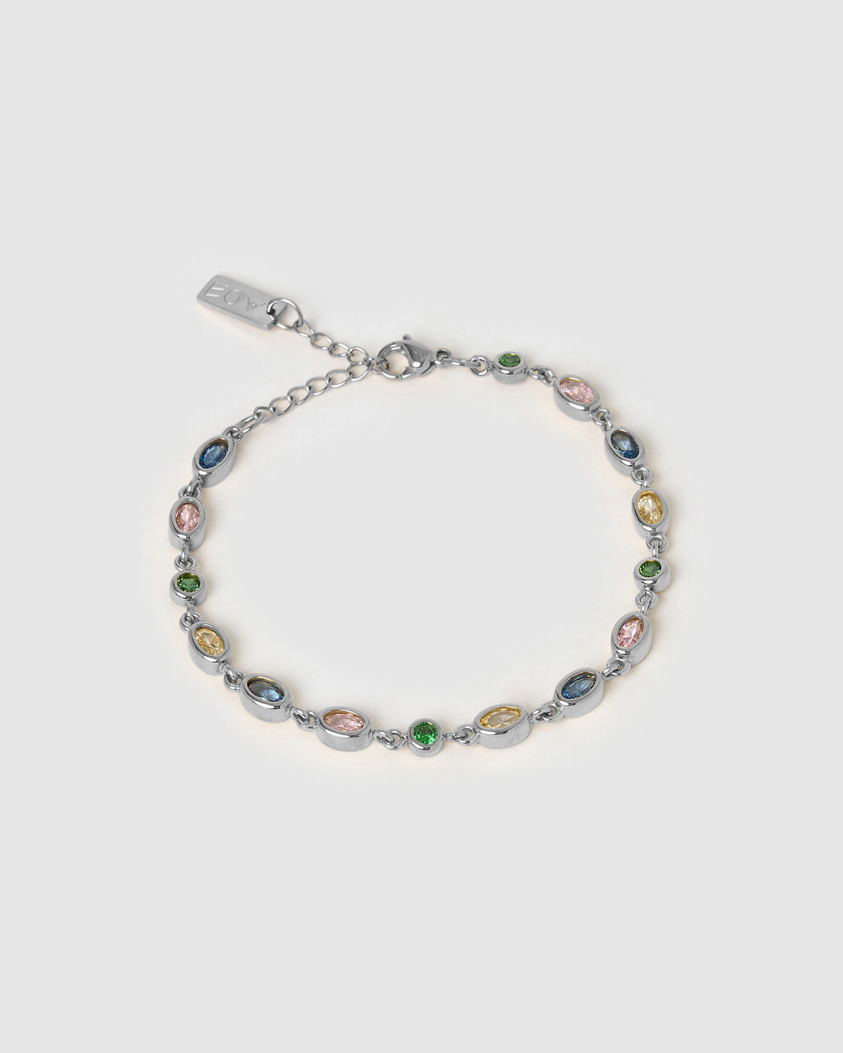Isadora Silver Bracelet - Multi