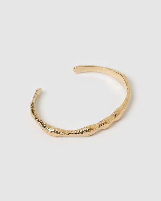 Jayde Gold Cuff Bracelet
