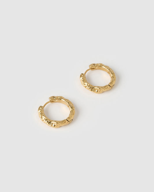 Kira Gold Hoop Earrings
