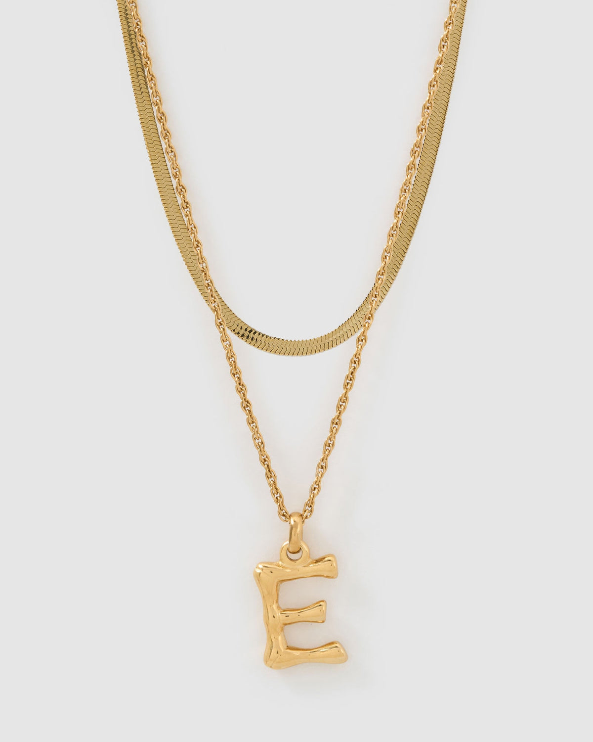 Luxe Letter Necklace Stack