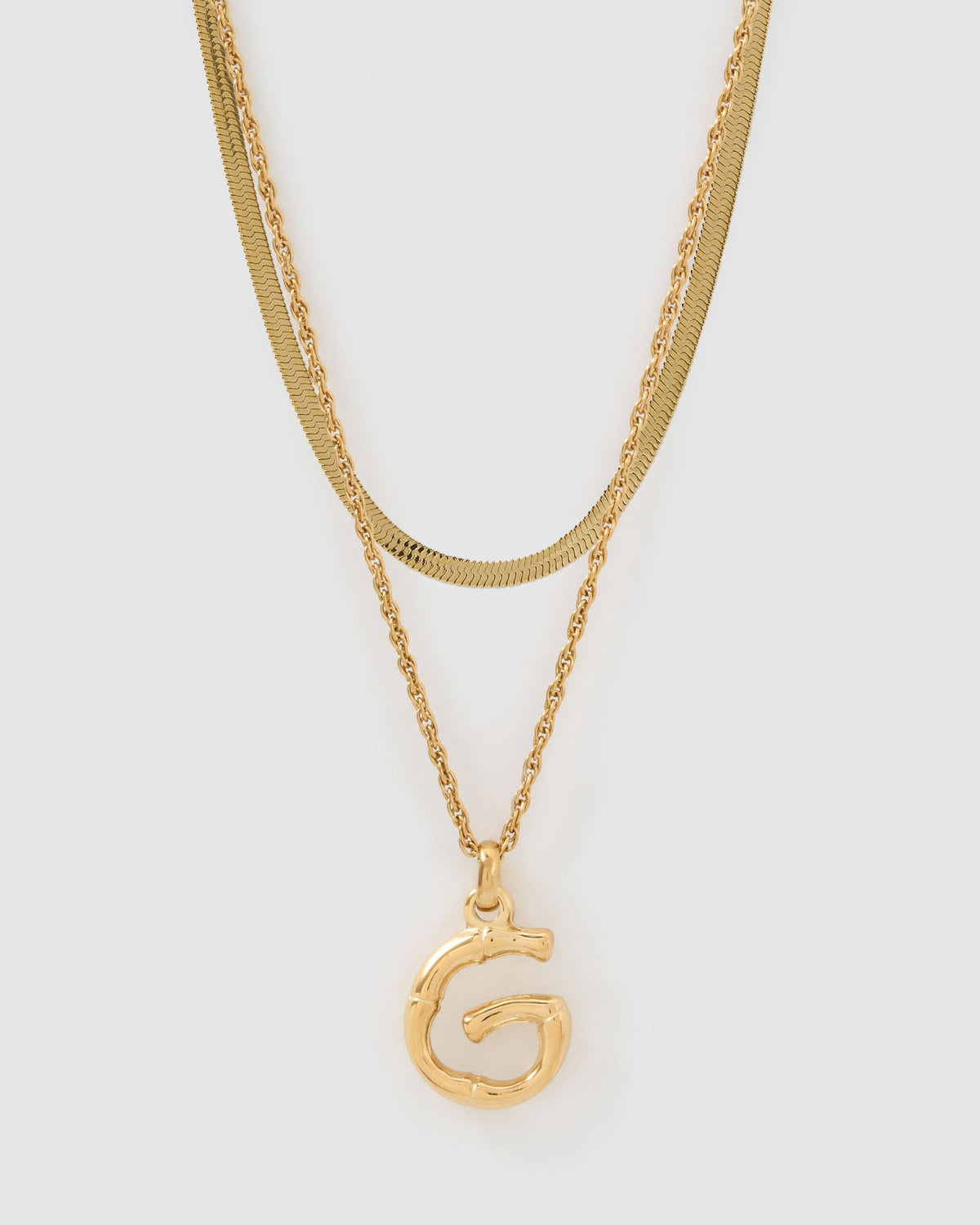 Luxe Letter Necklace Stack