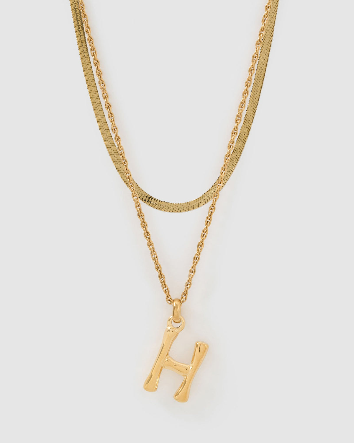 Luxe Letter Necklace Stack