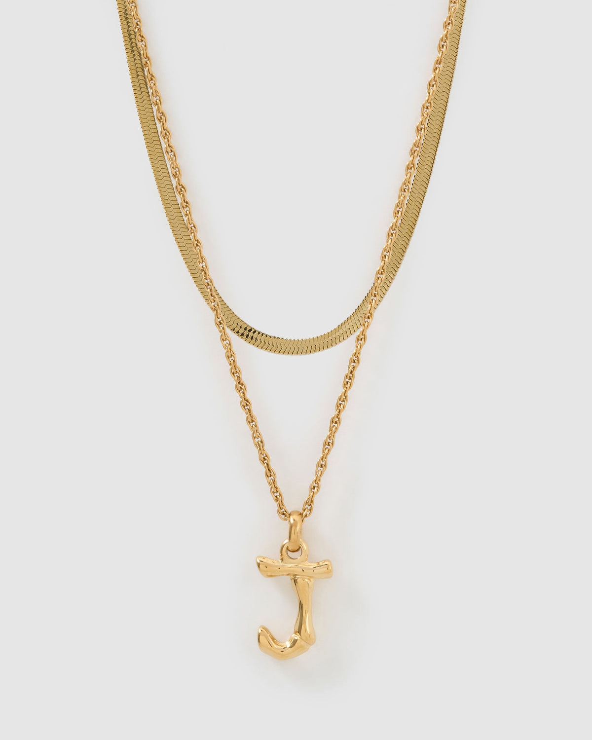 Luxe Letter Necklace Stack