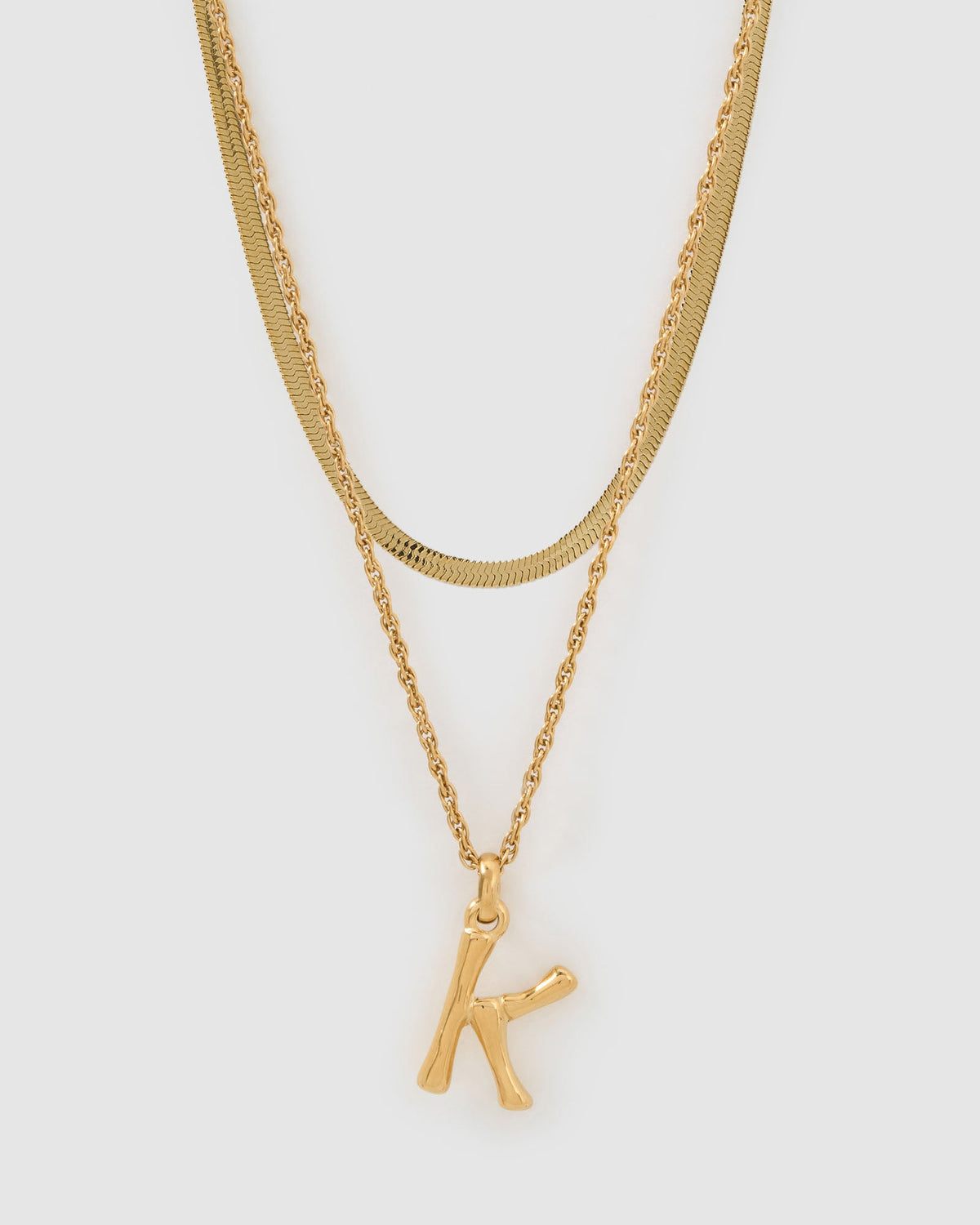 Luxe Letter Necklace Stack