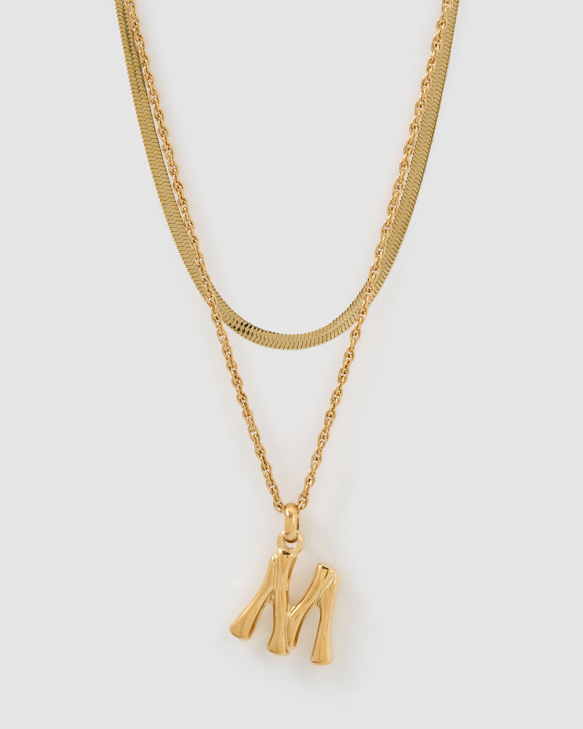 Luxe Letter Necklace Stack
