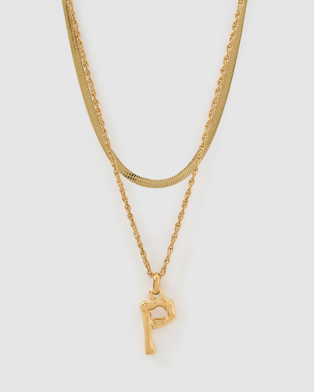 Luxe Letter Necklace Stack