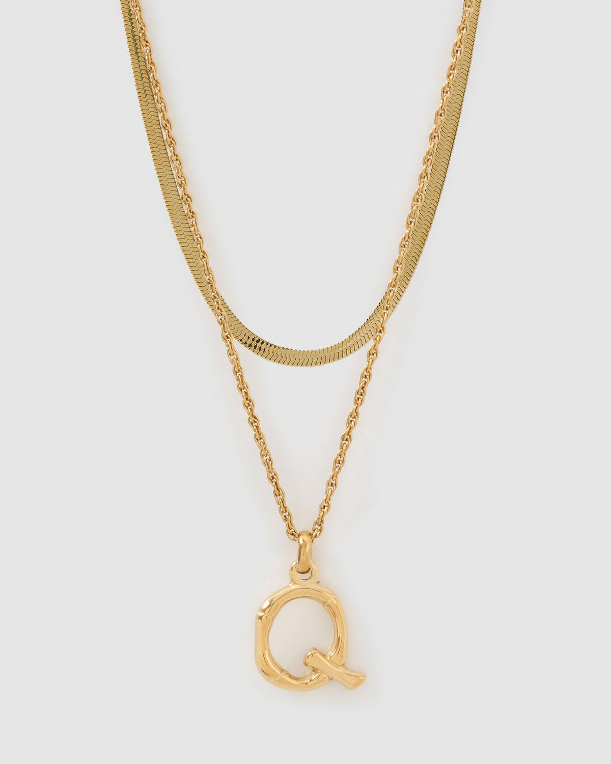 Luxe Letter Necklace Stack
