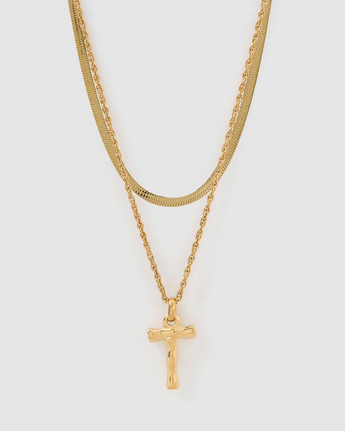 Luxe Letter Necklace Stack