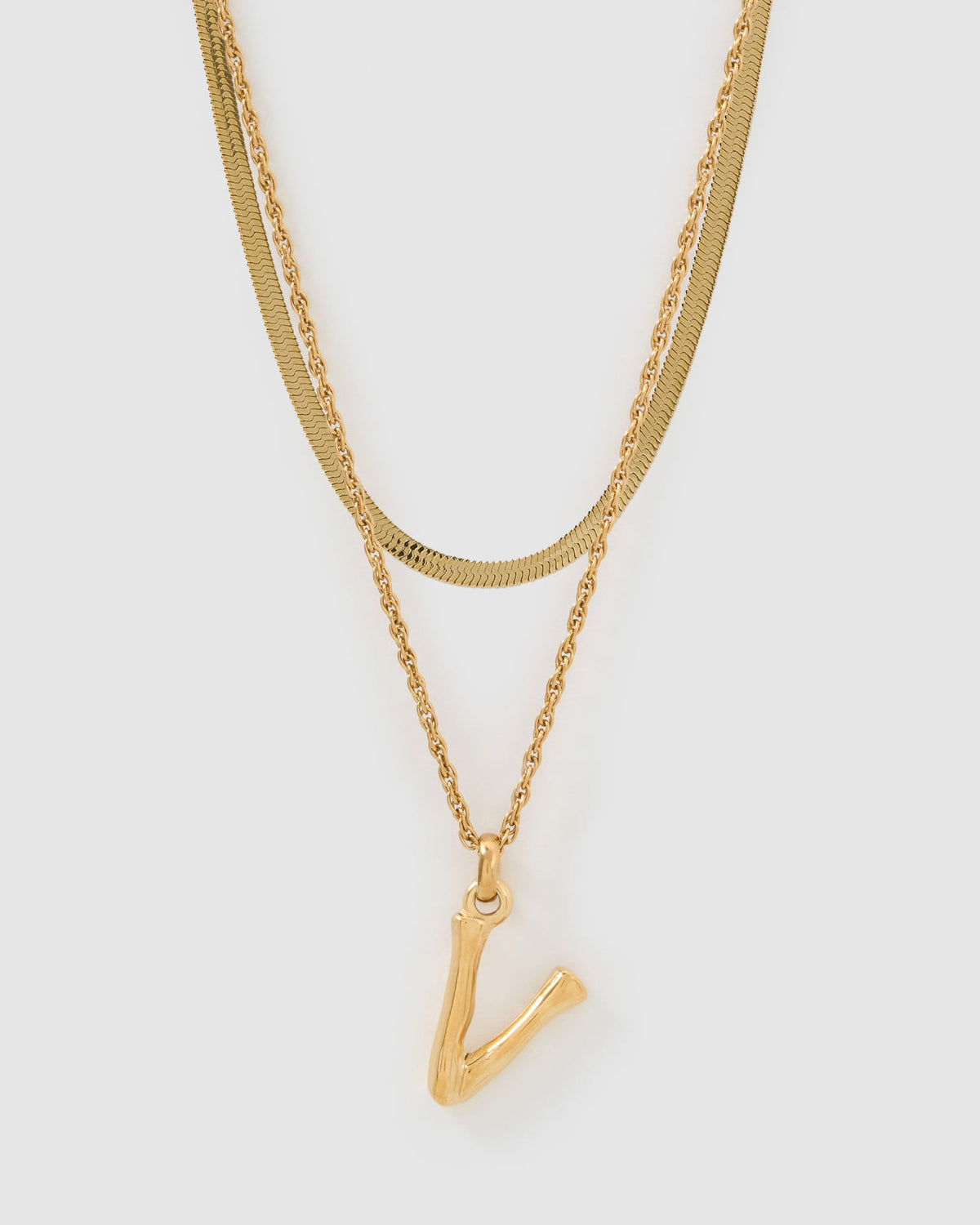 Luxe Letter Necklace Stack