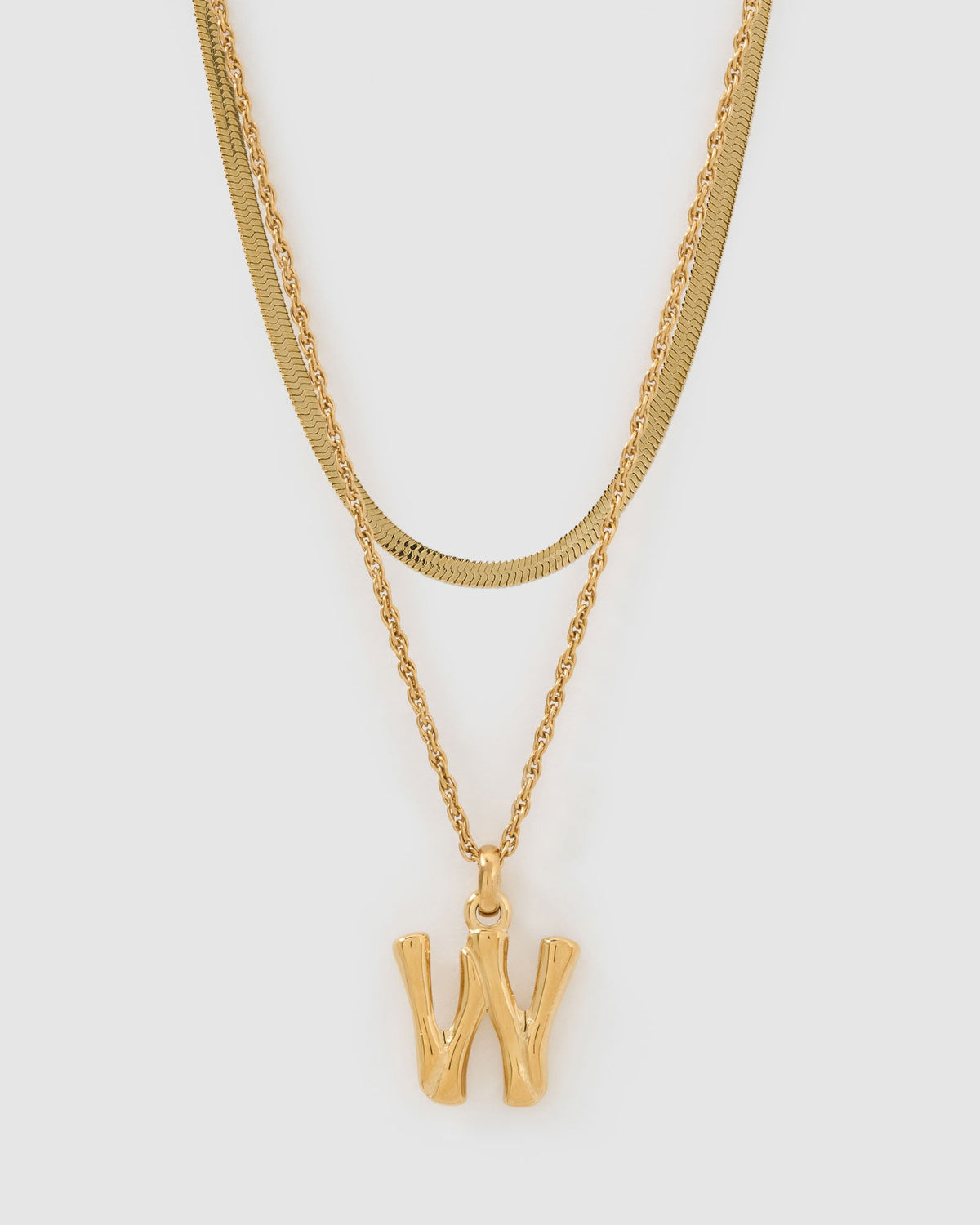 Luxe Letter Necklace Stack