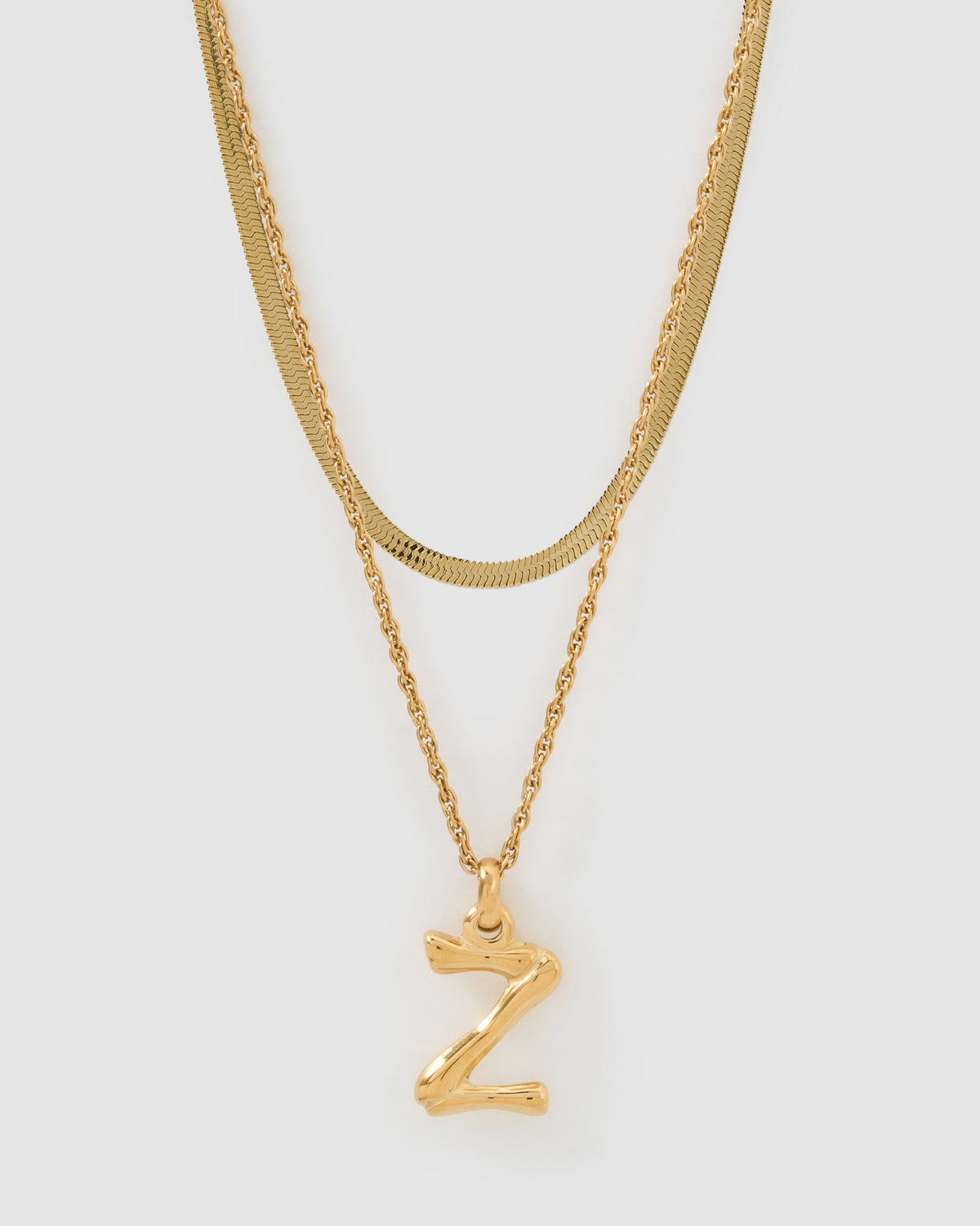 Luxe Letter Necklace Stack