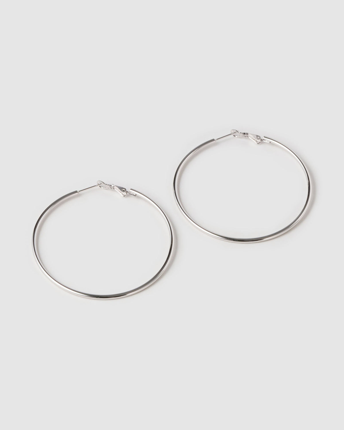 Maddy Silver Hoop Earrings