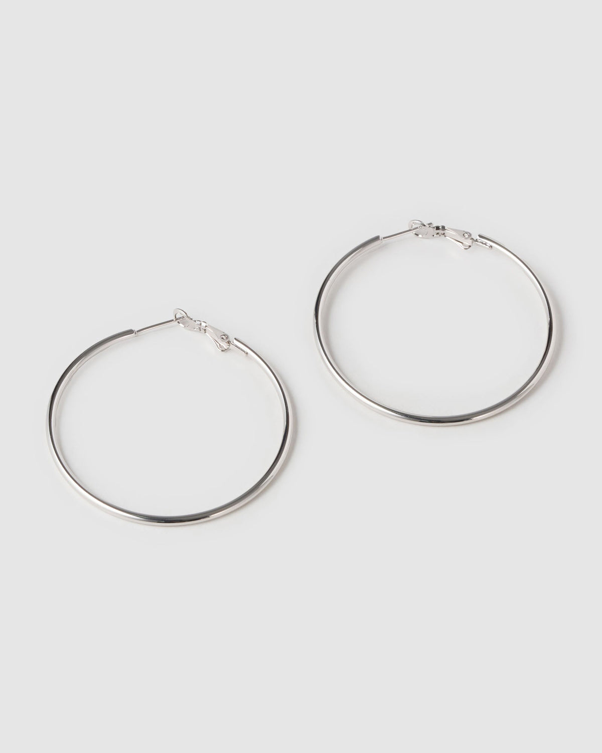 Maddy Silver Hoop Earrings