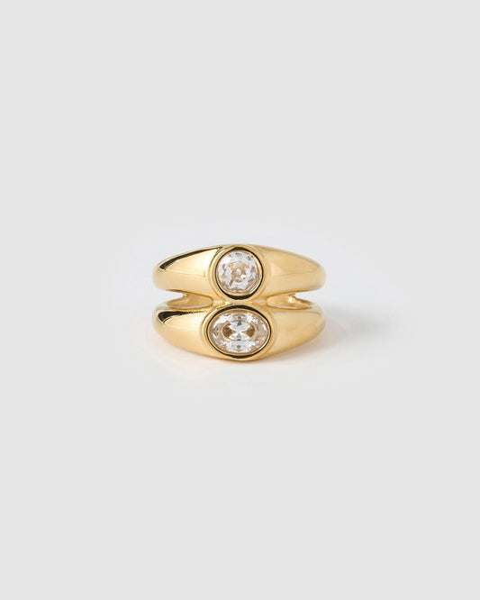 Mali Gold Ring - Stone