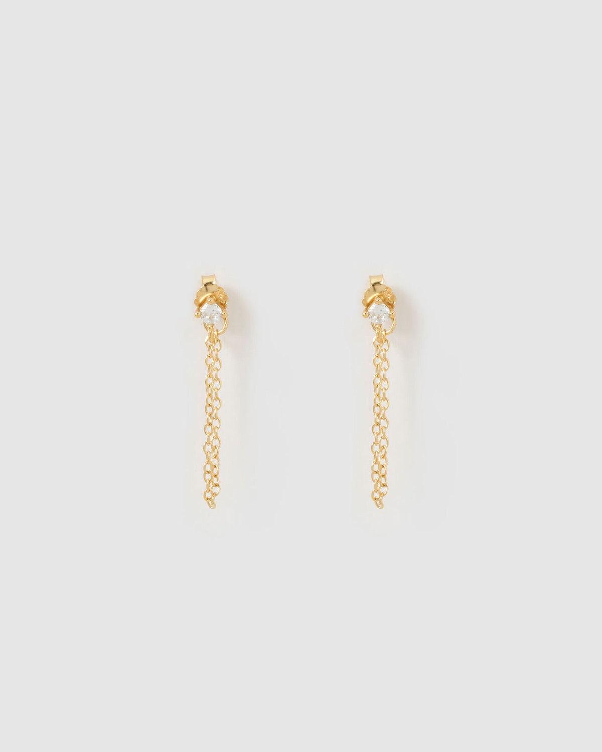 Mia Gold Chain Earrings
