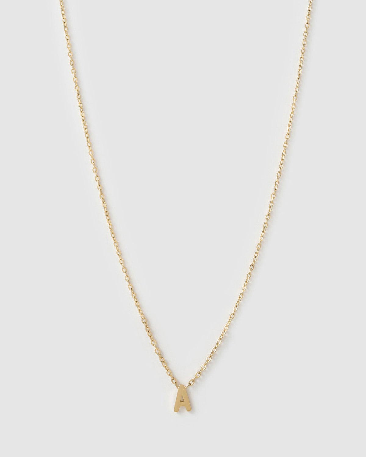 Mini Initial Gold Necklace