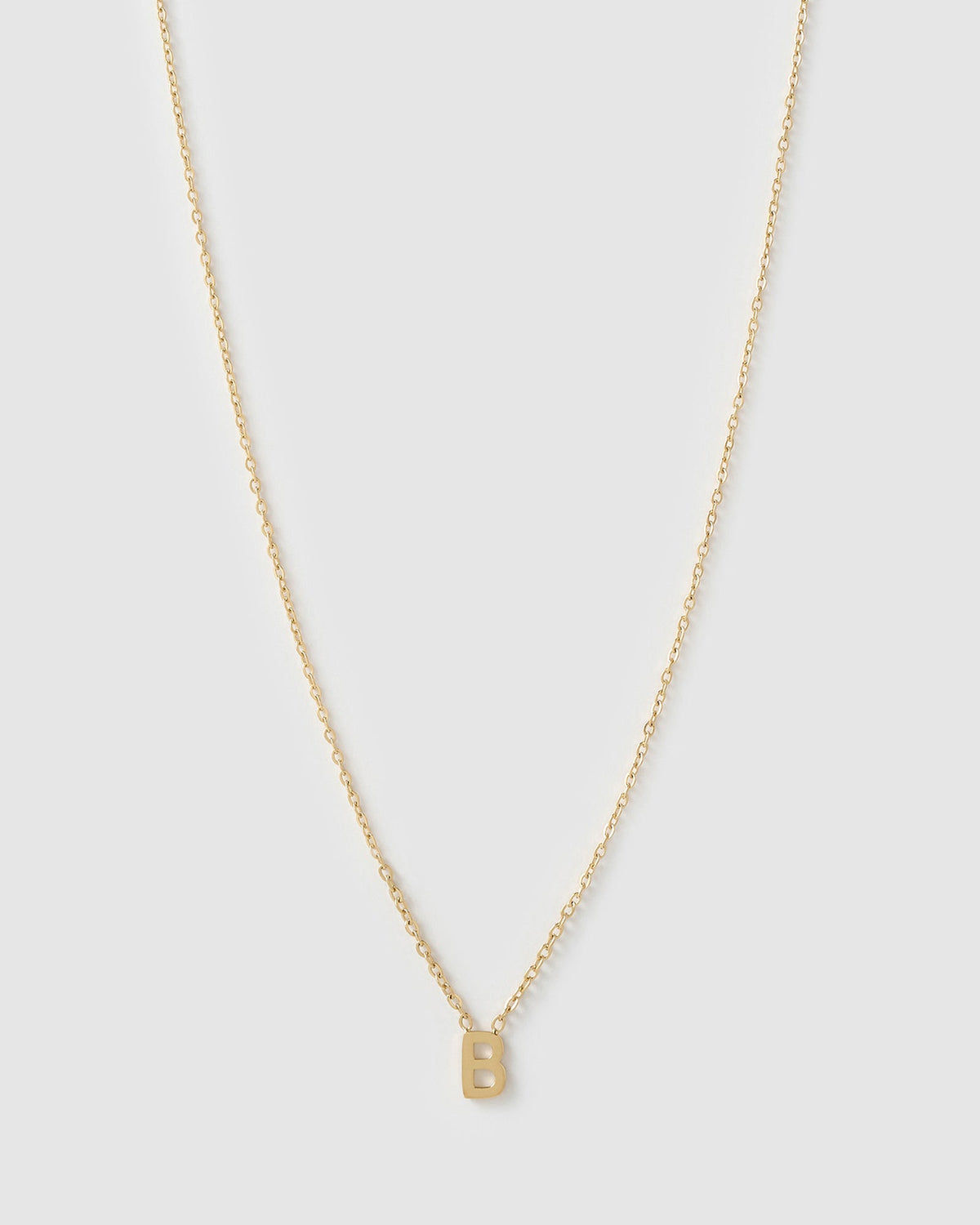 Mini Initial Gold Necklace