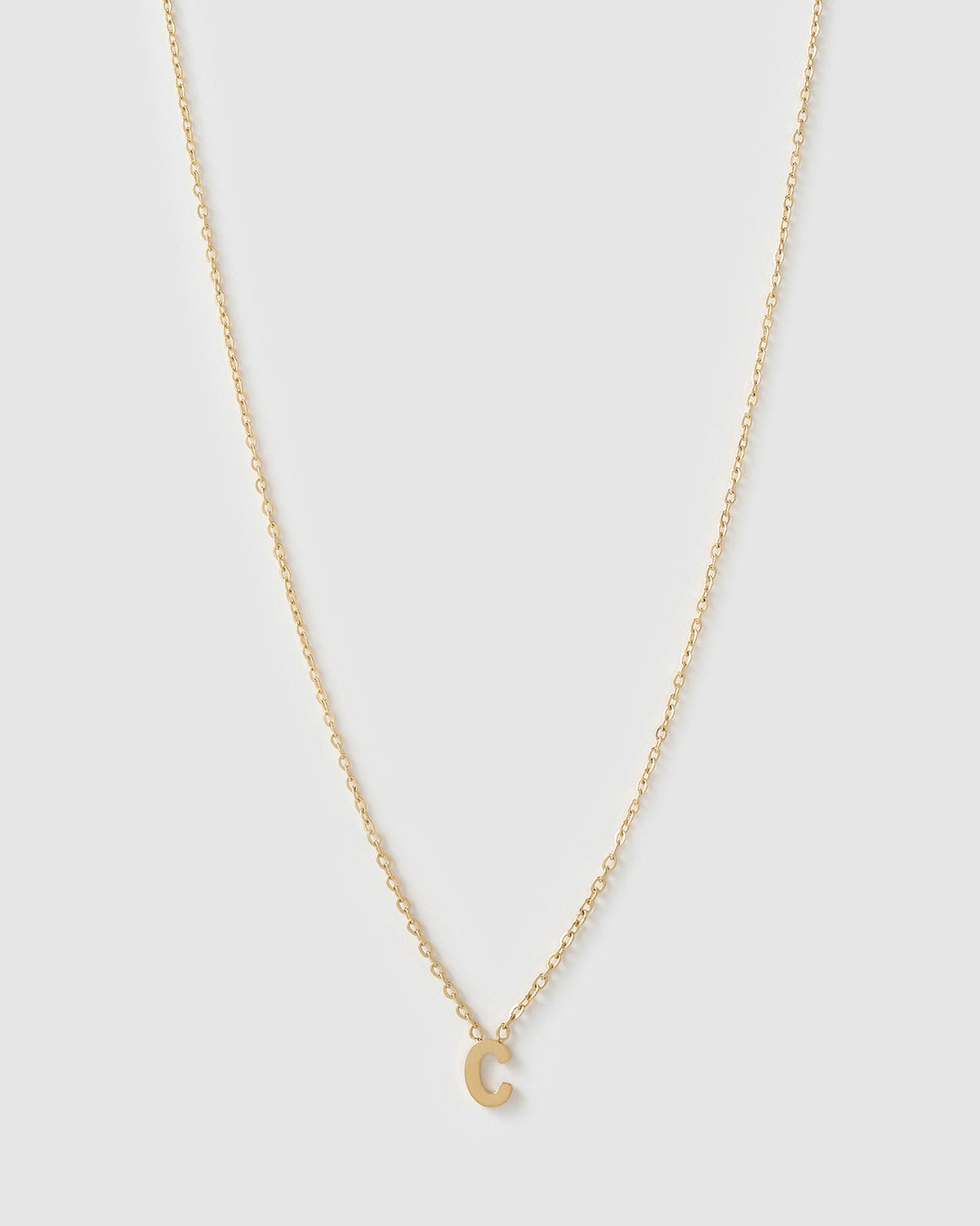 Mini Initial Gold Necklace