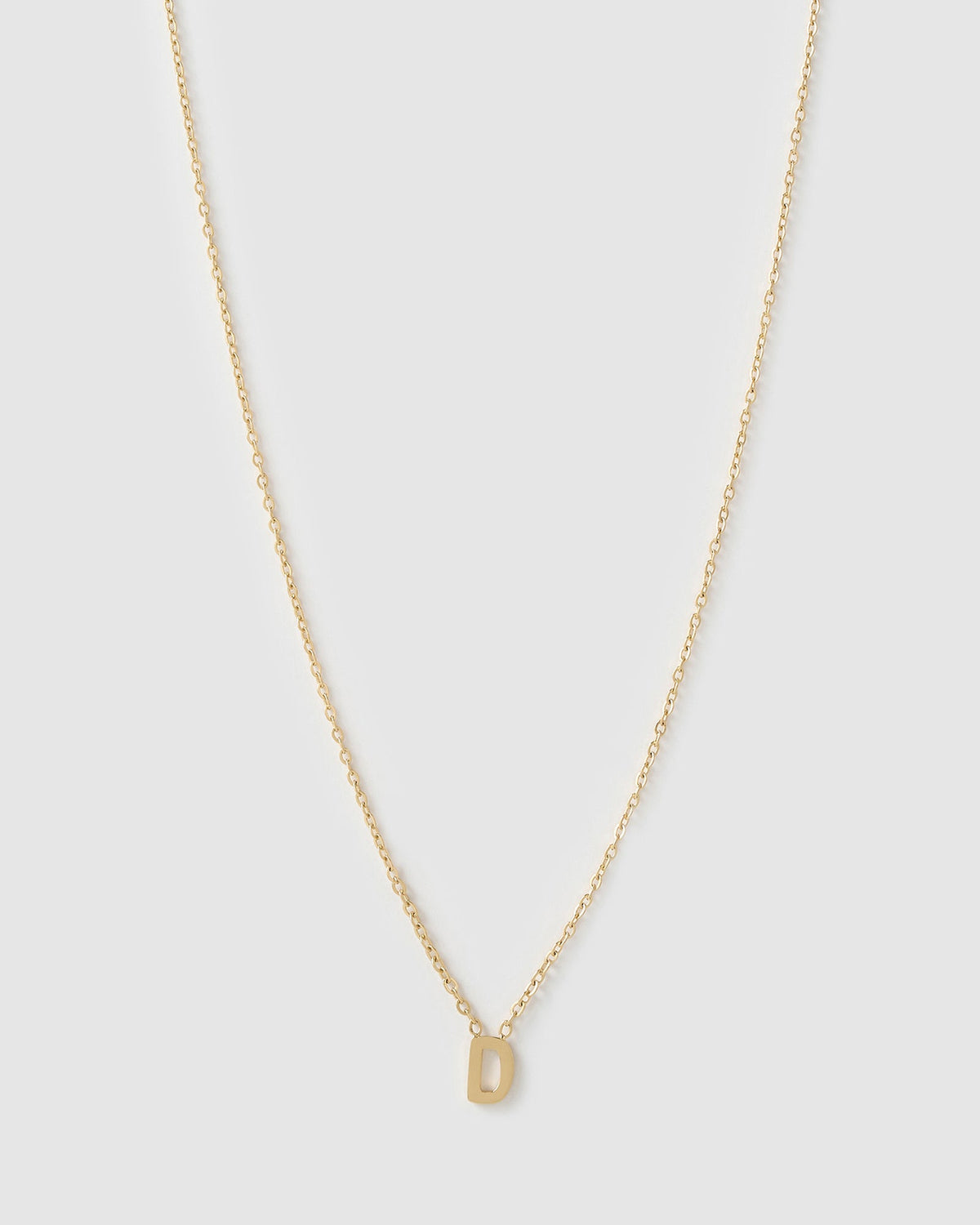 Mini Initial Gold Necklace