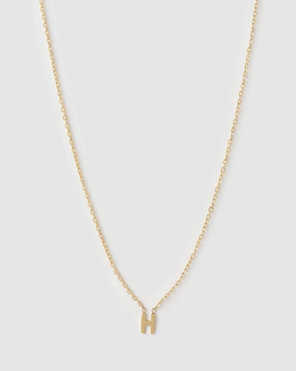 Mini Initial Gold Necklace