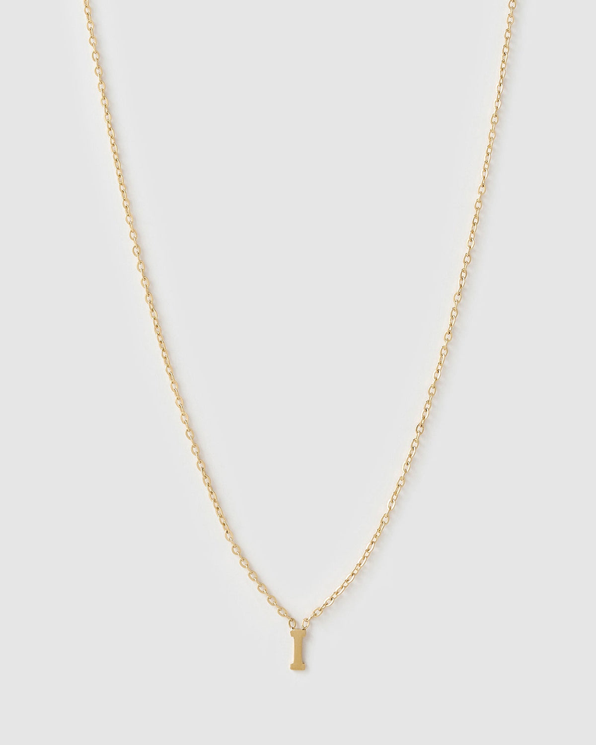 Mini Initial Gold Necklace