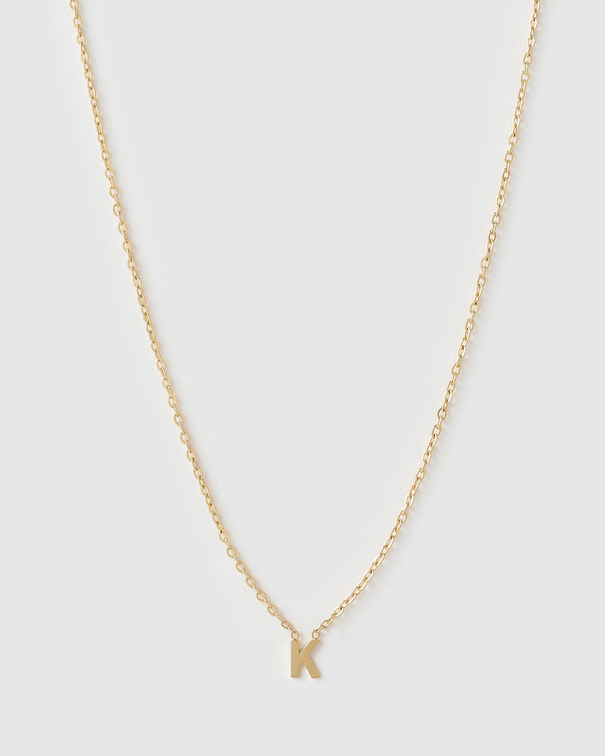 Mini Initial Gold Necklace