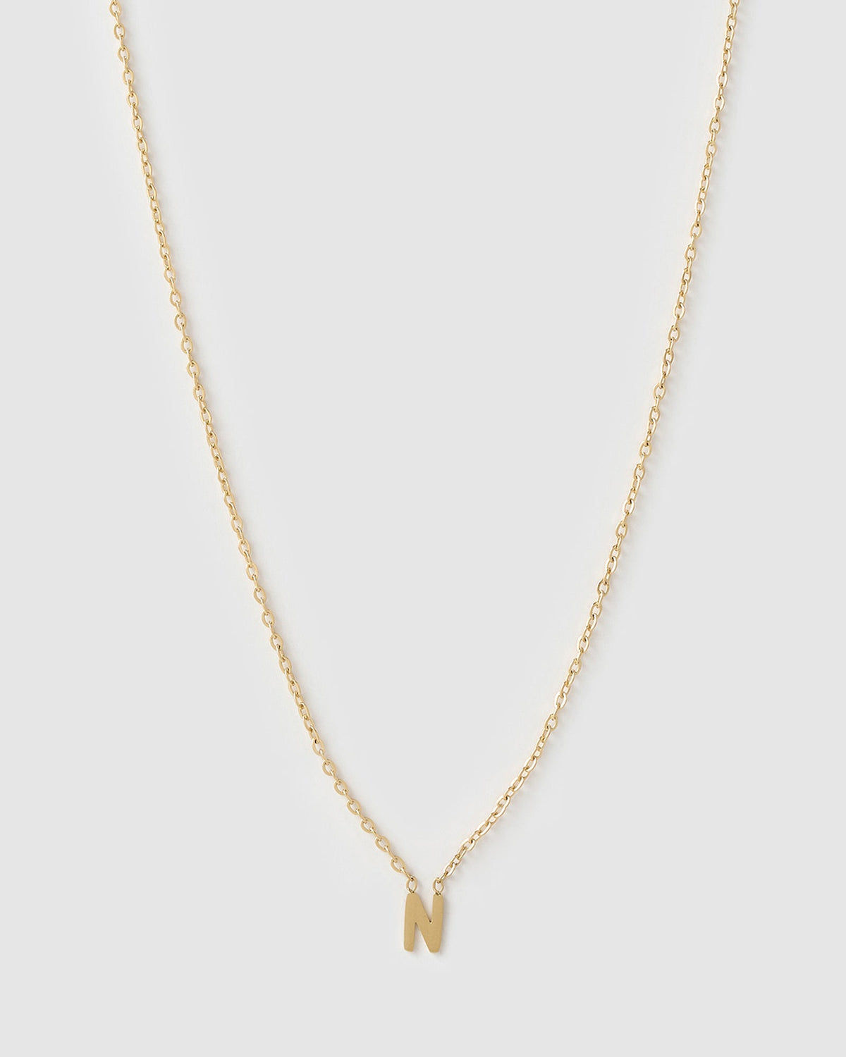 Mini Initial Gold Necklace