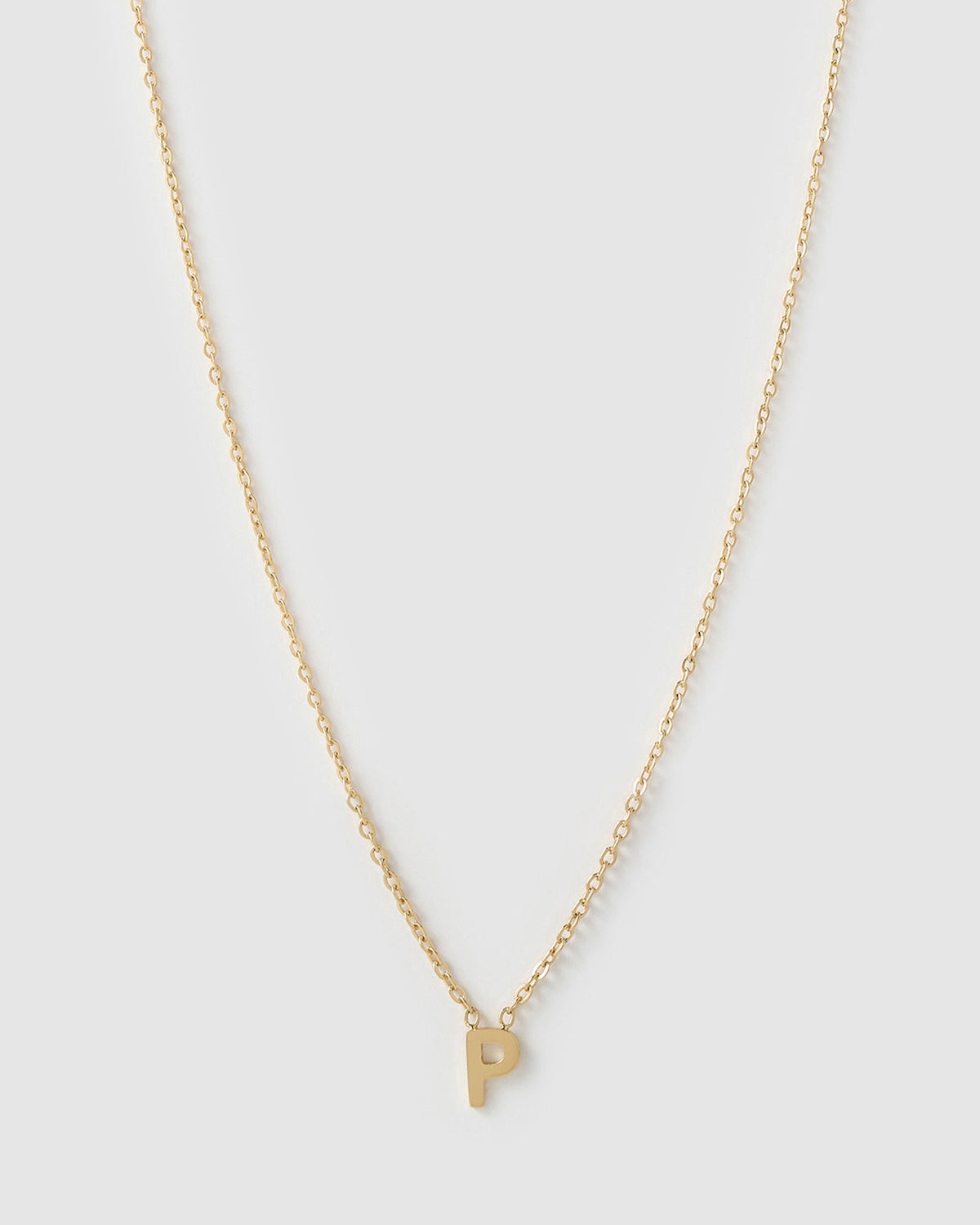 Mini Initial Gold Necklace