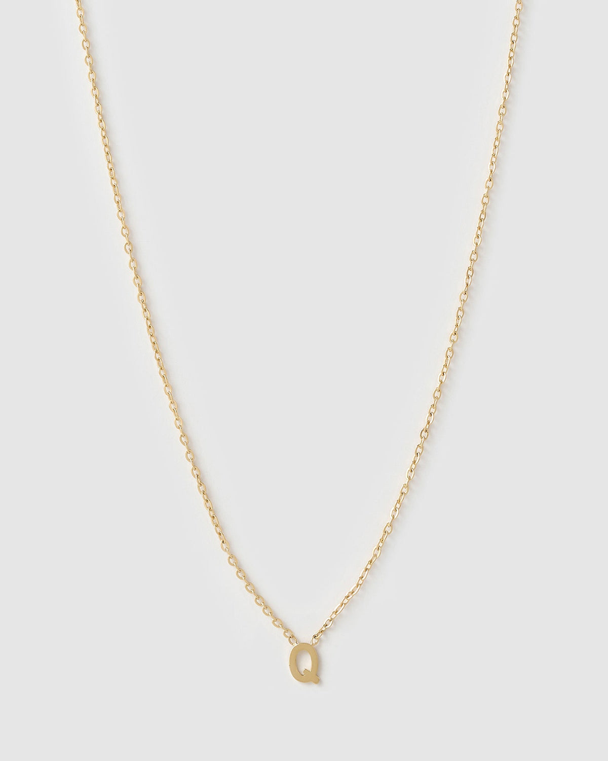 Mini Initial Gold Necklace