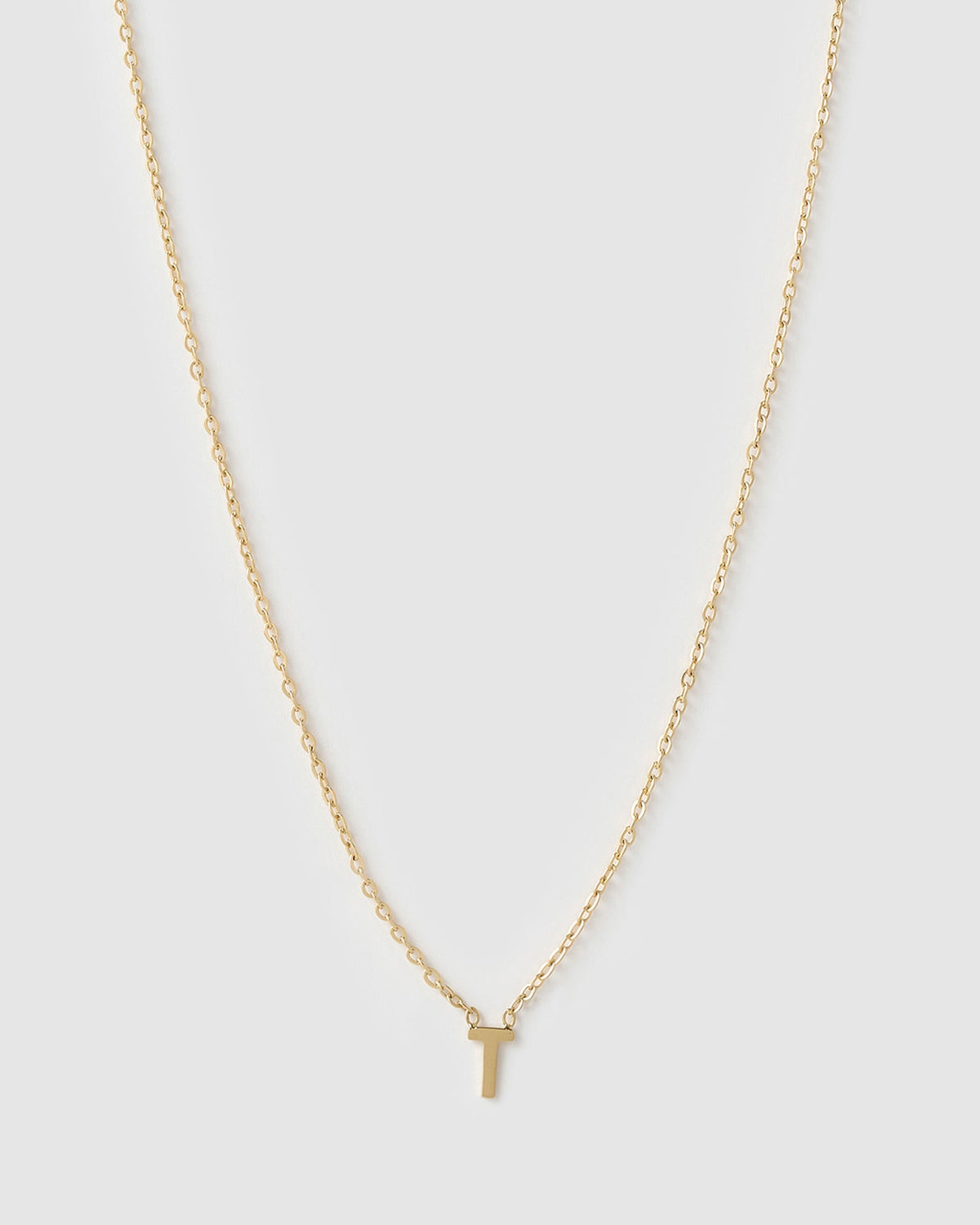 Mini Initial Gold Necklace