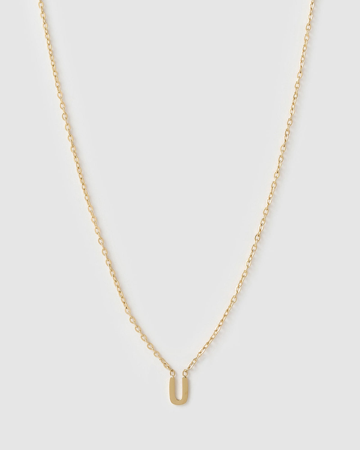 Mini Initial Gold Necklace