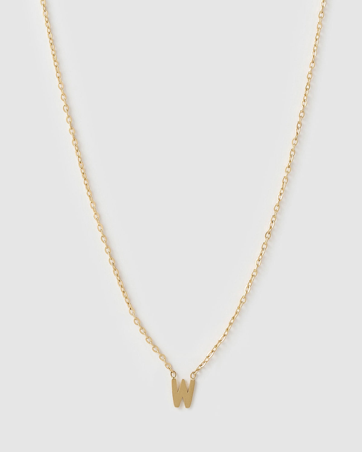 Mini Initial Gold Necklace