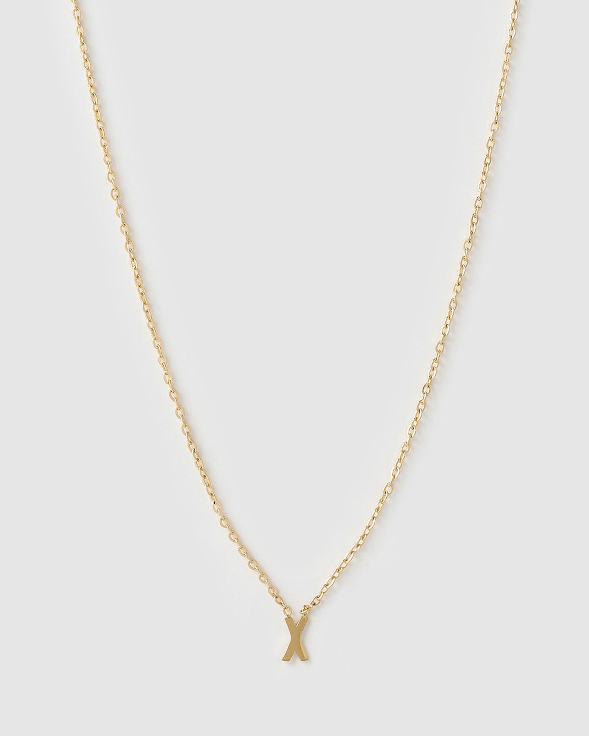 Mini Initial Gold Necklace