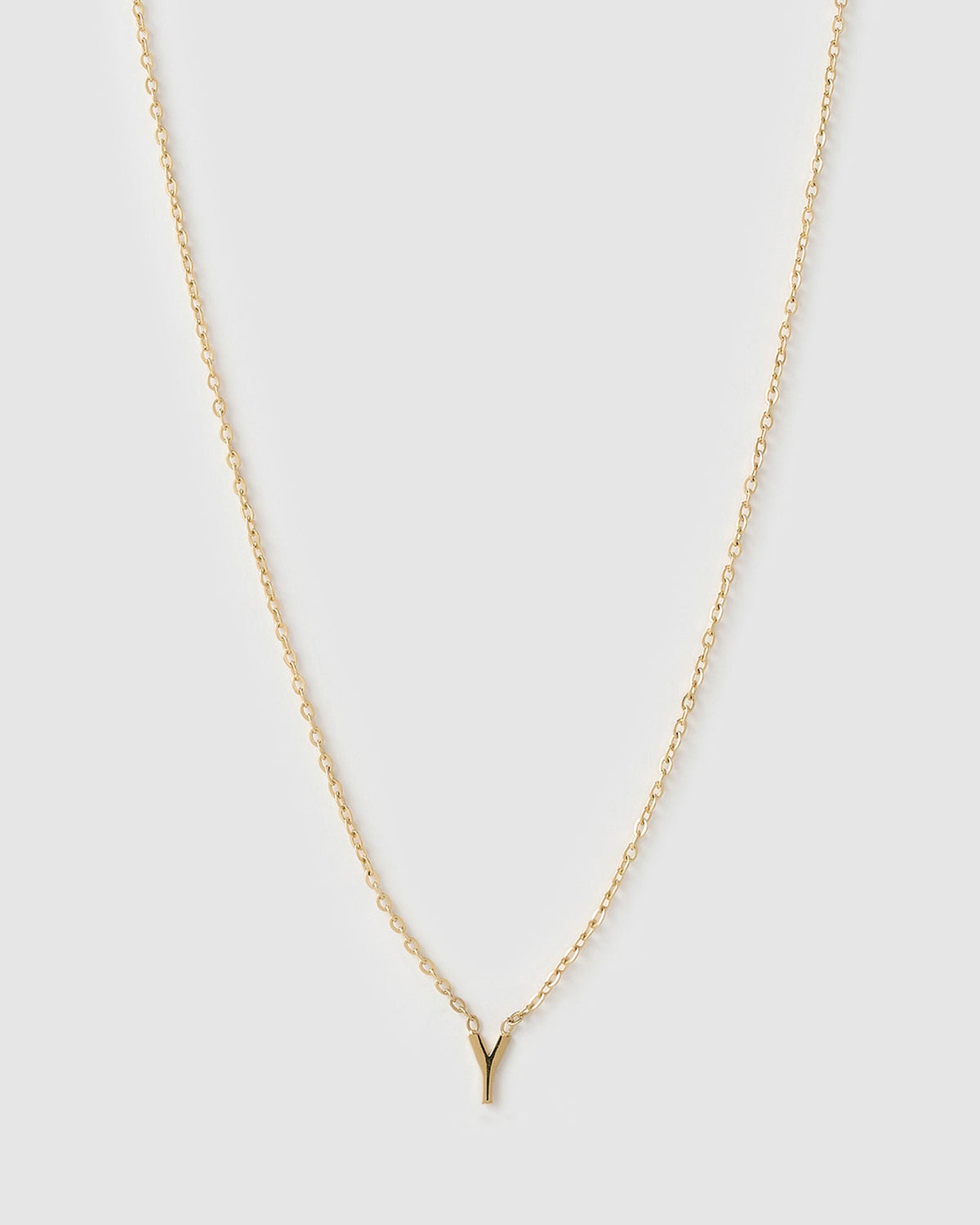 Mini Initial Gold Necklace