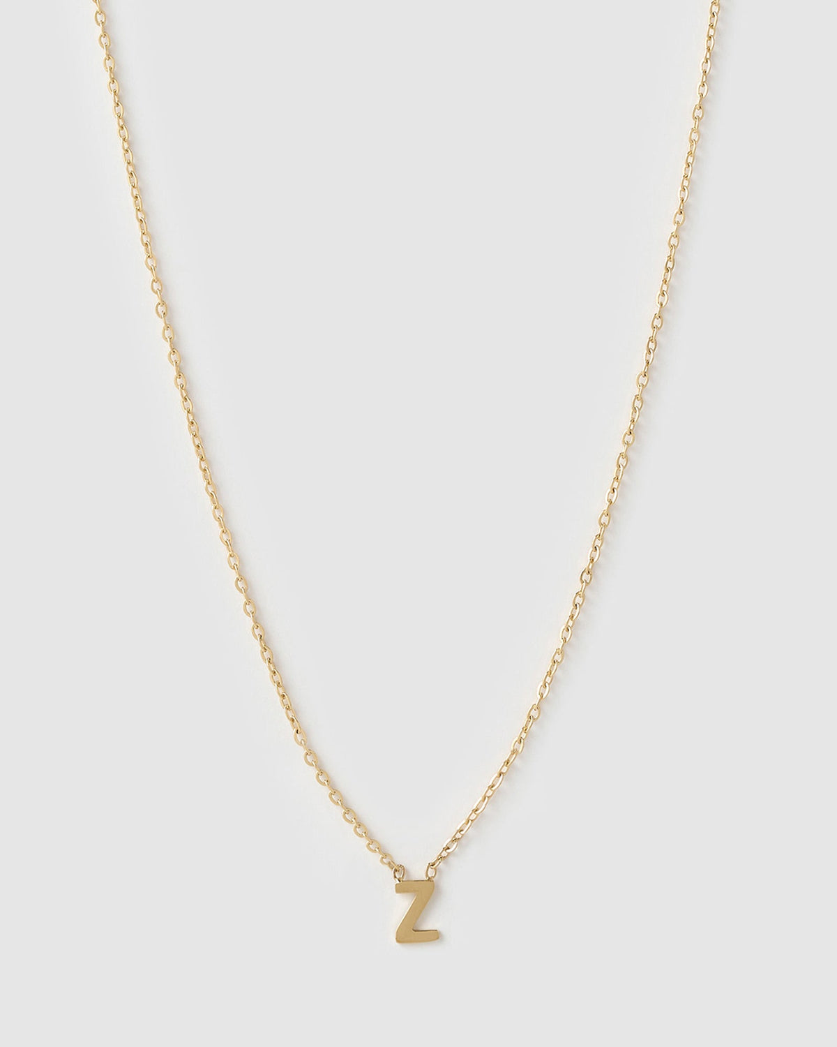 Mini Initial Gold Necklace