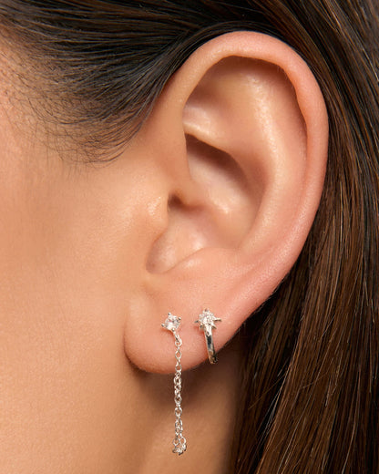 Vivia Earring Stack - Silver