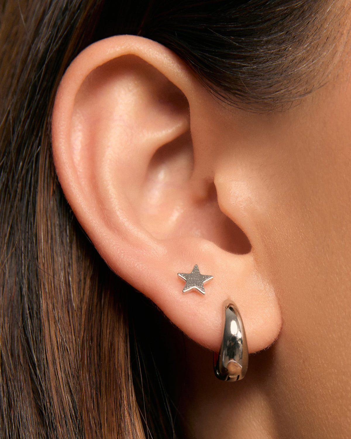 Stardust Silver Single Earring
