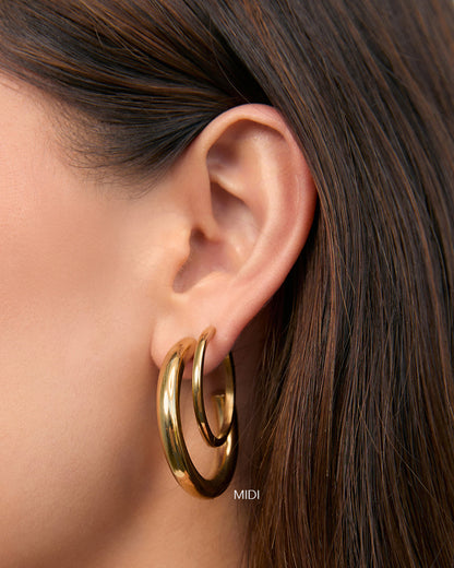 Chlo Gold Hoop Earrings