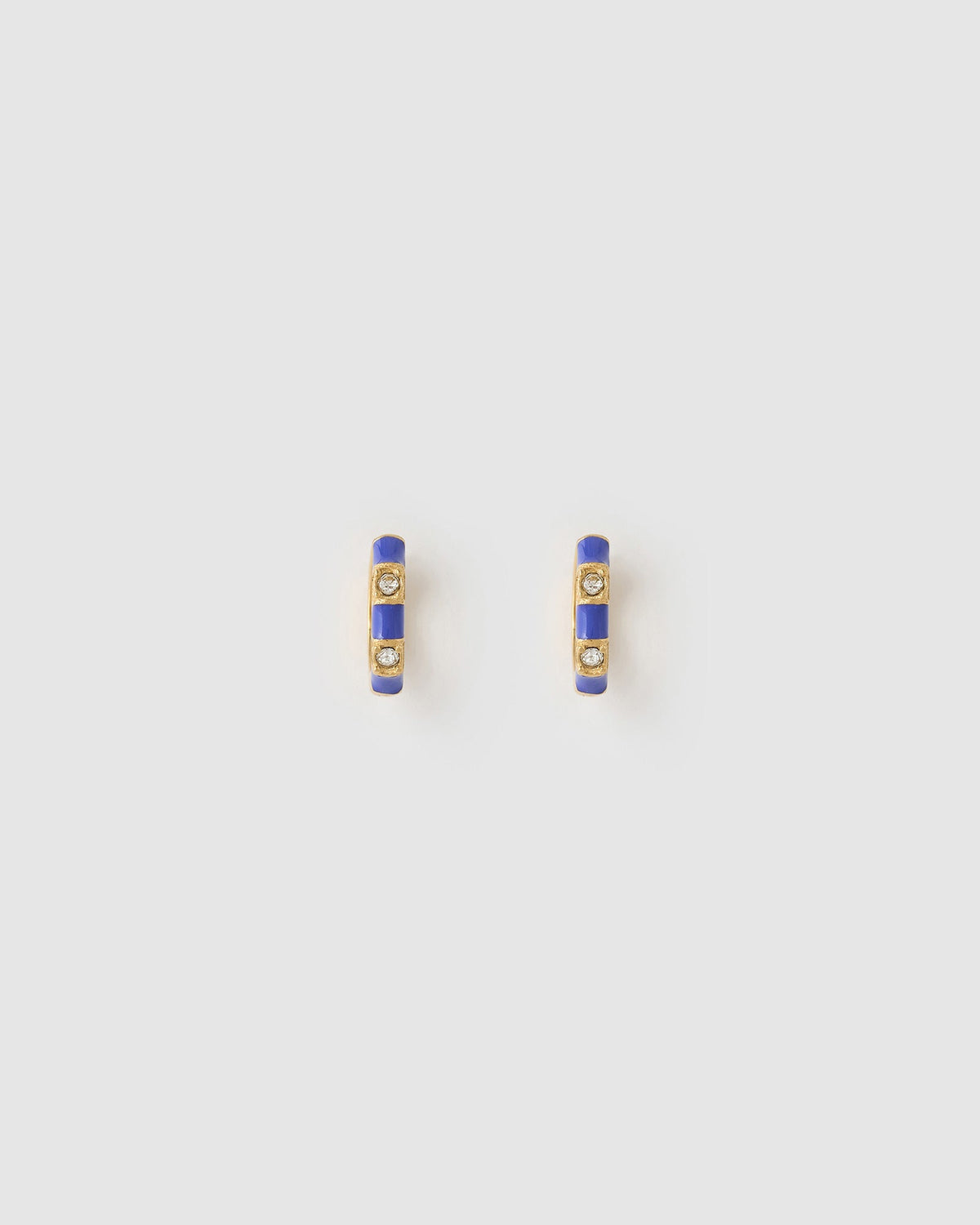 Papaya Enamel Huggies - Blueberry