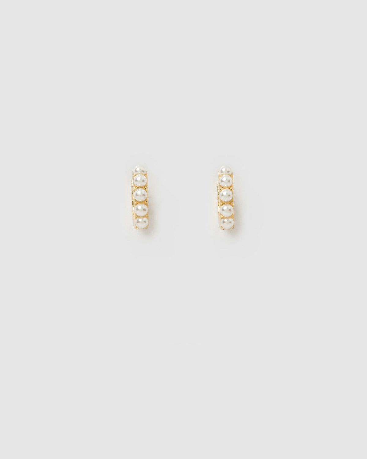 Presley Pearl Huggie Earrings