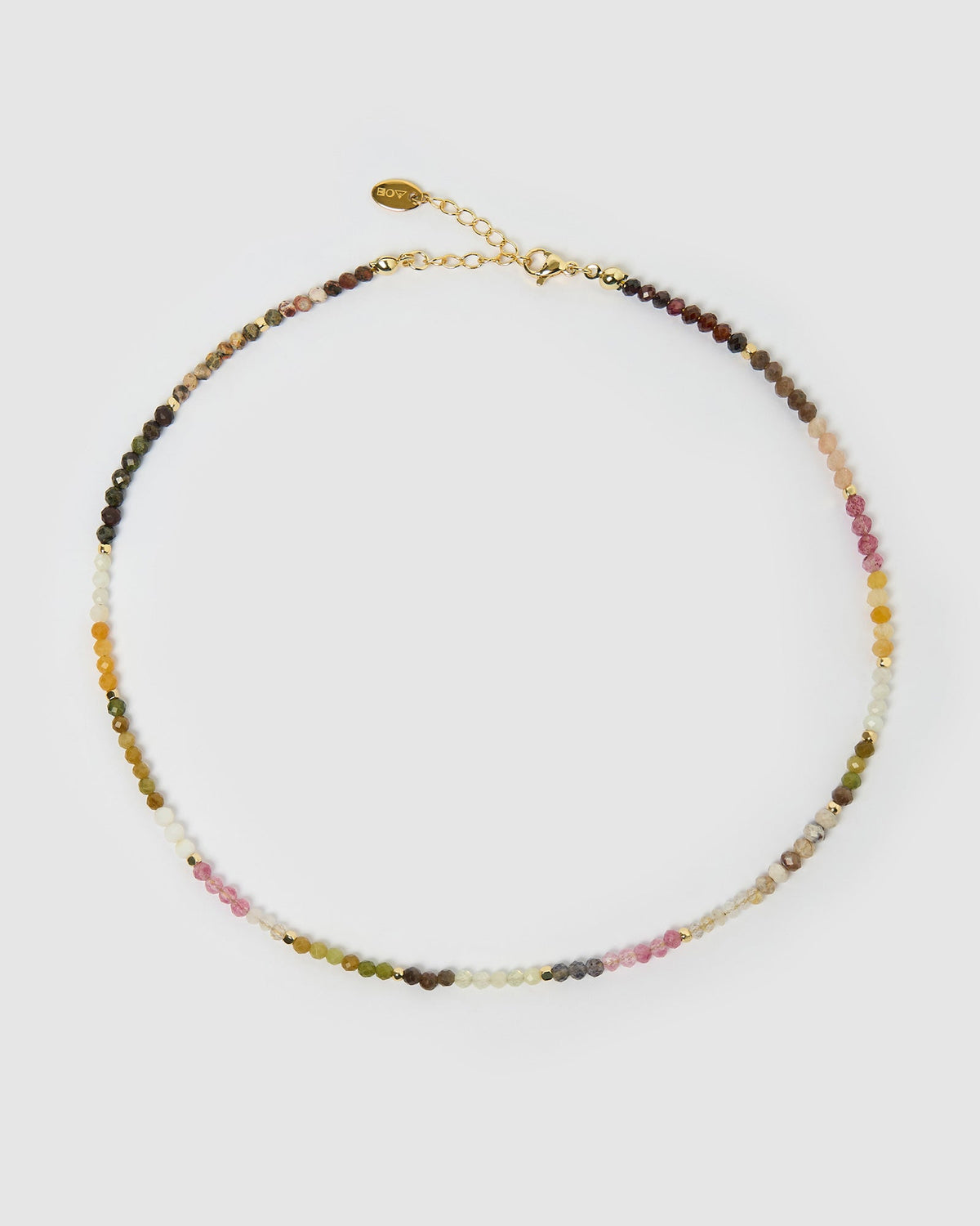 Saffron Gemstone Necklace