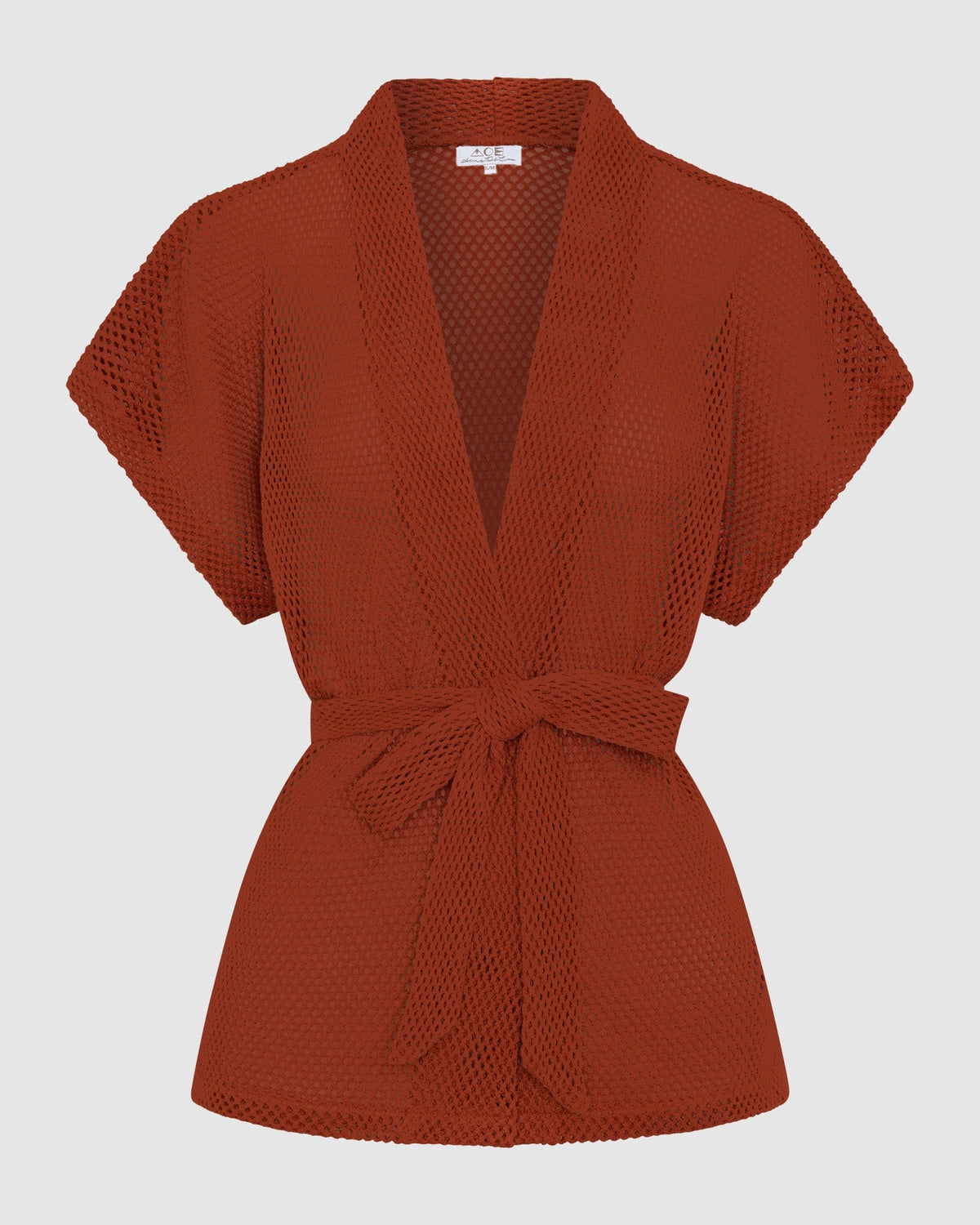 Sardinia Wrap Top - Apricot