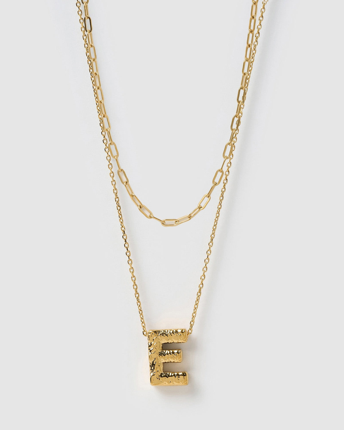 Statement Letter Necklace Stack