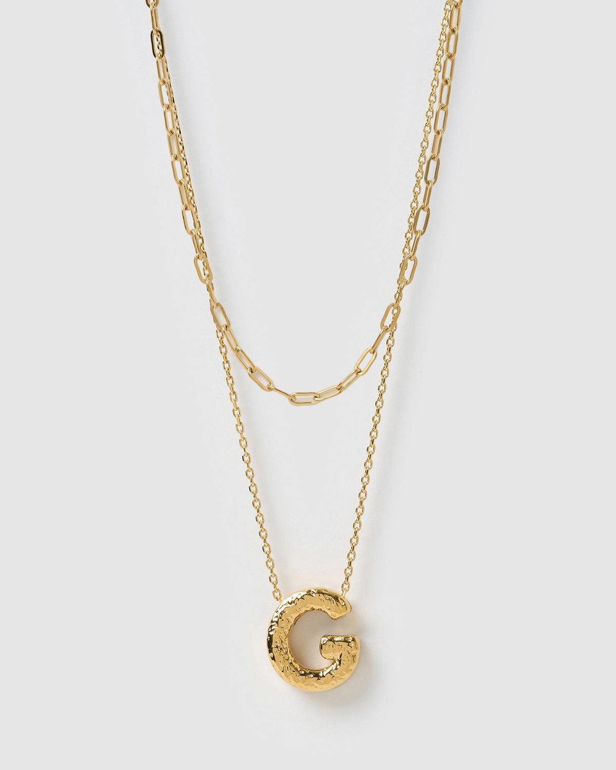 Statement Letter Necklace Stack