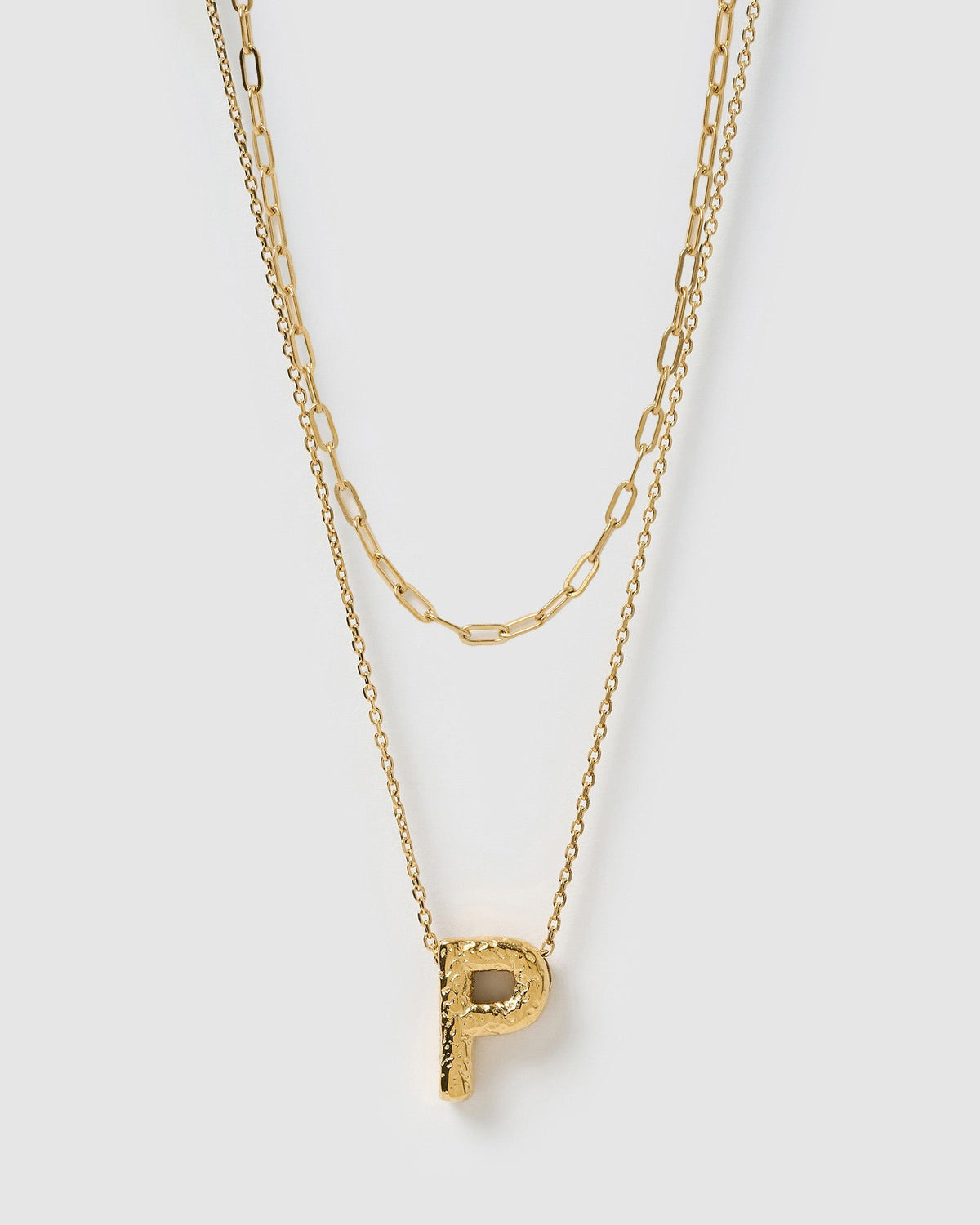 Statement Letter Necklace Stack