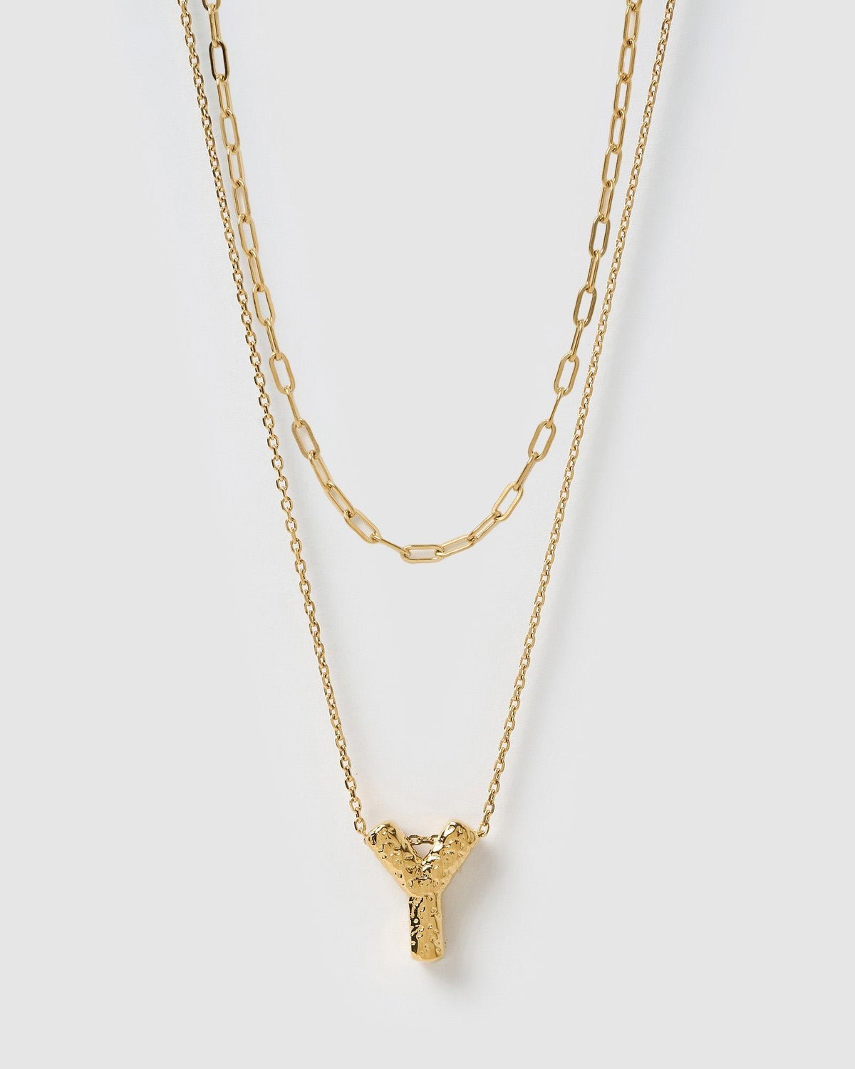 Statement Letter Necklace Stack