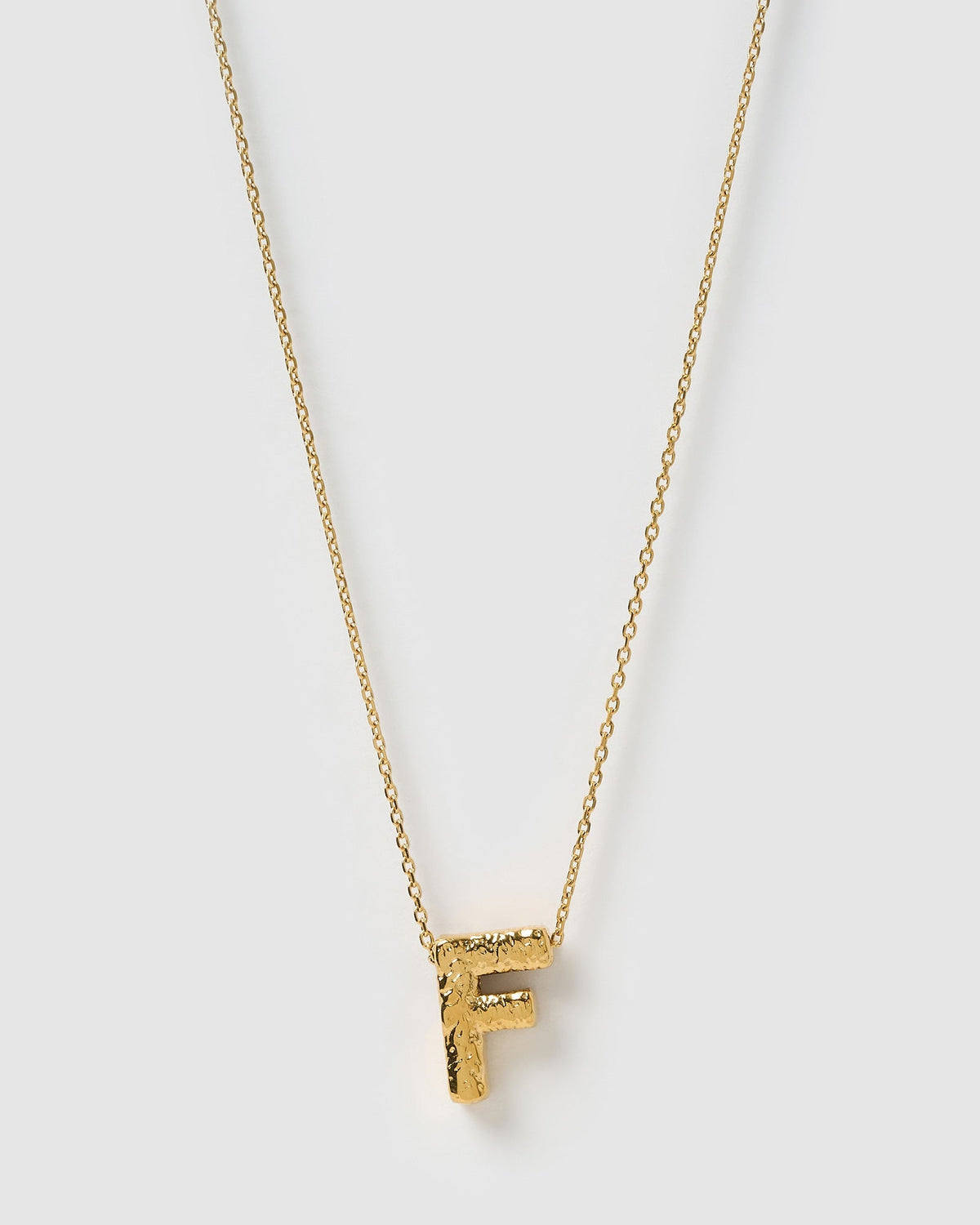 Statement Gold Letter Necklace