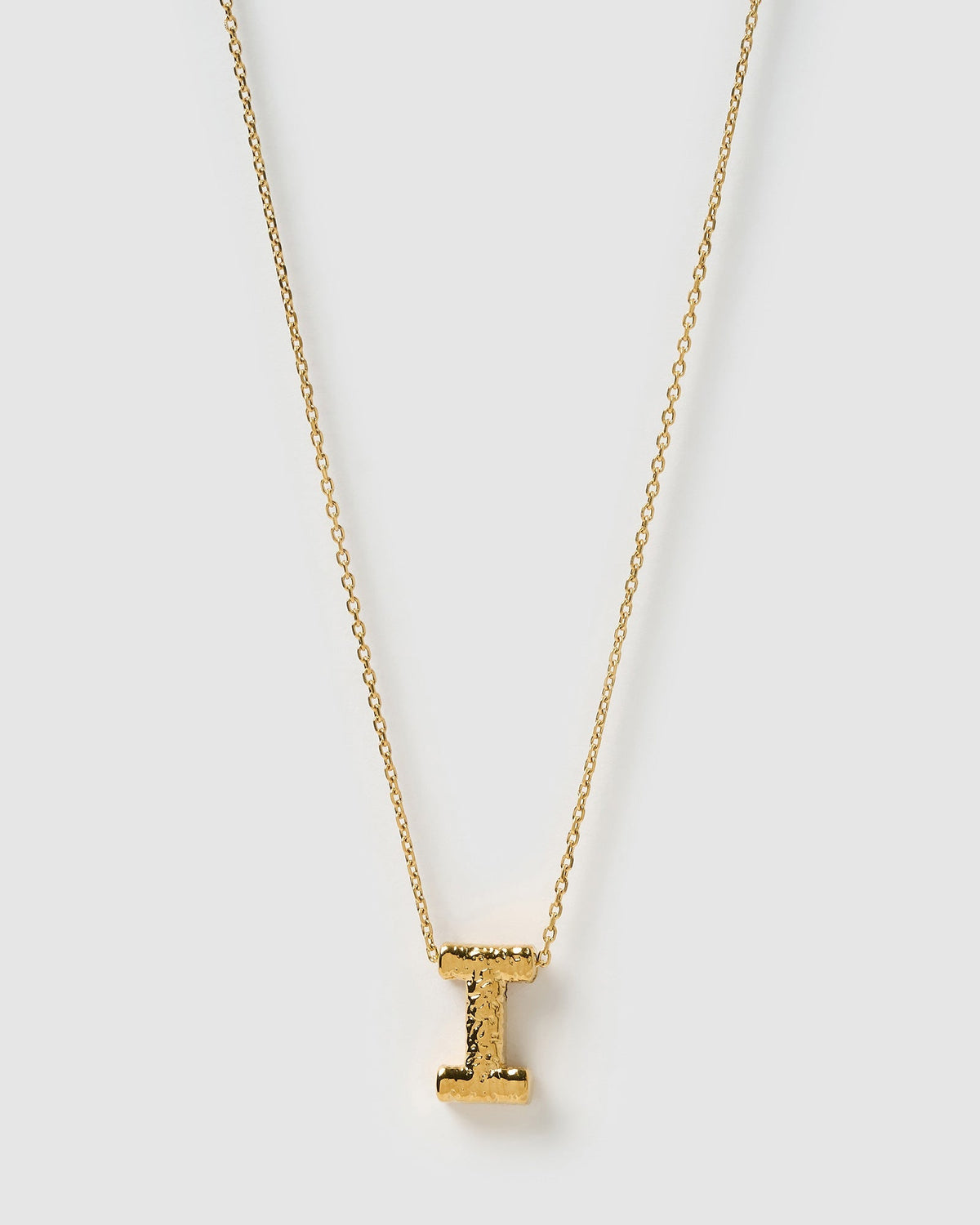 Statement Gold Letter Necklace