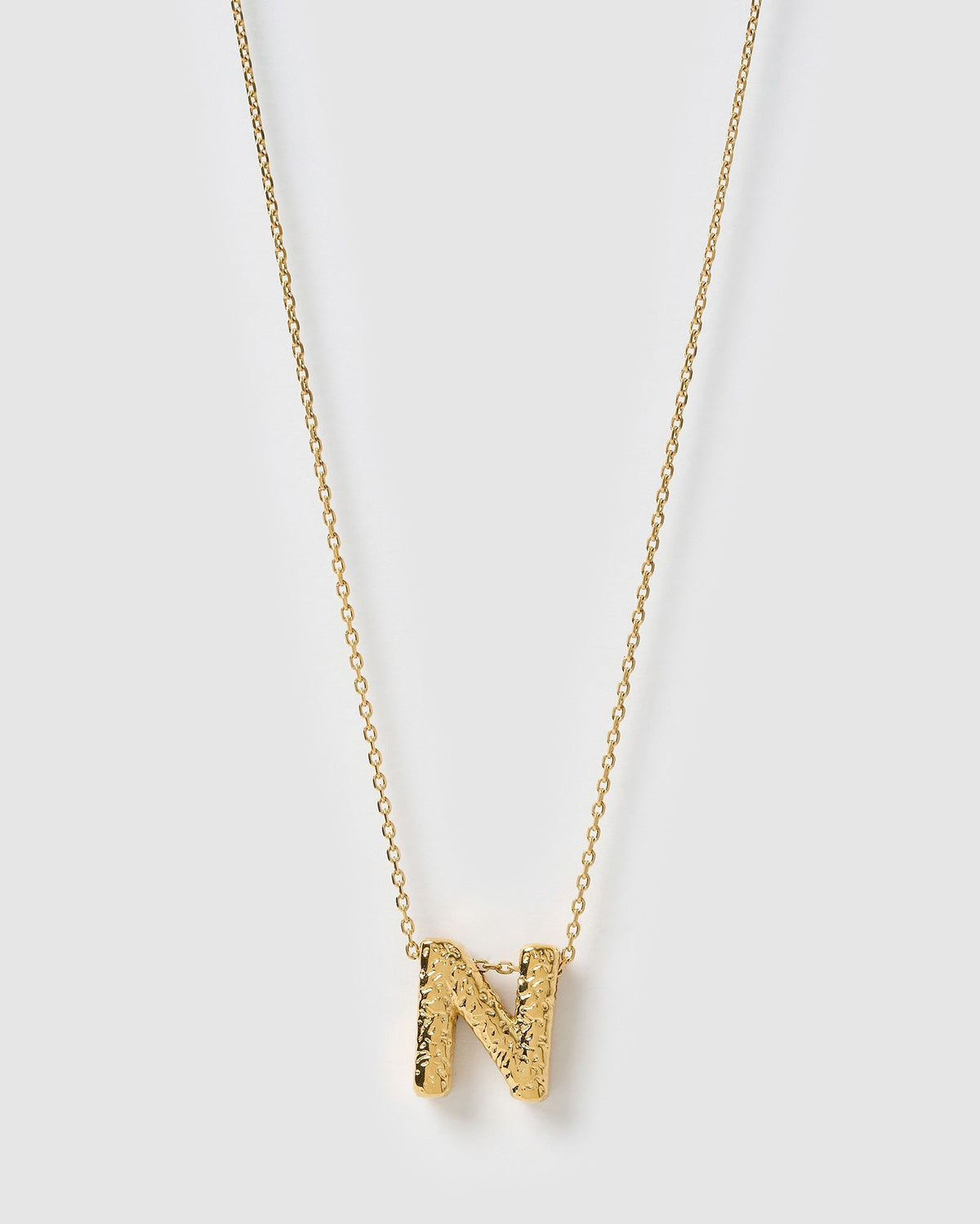 Statement Gold Letter Necklace