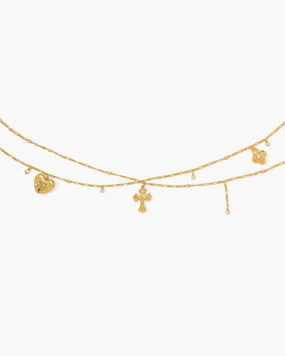 Sweet Girl Body Chain in Gold